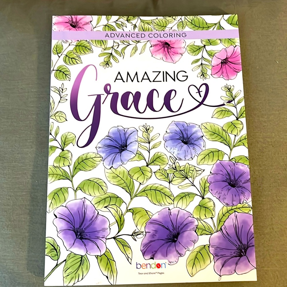 Advance coloring book by Bendon Amazing Grace 32 pages